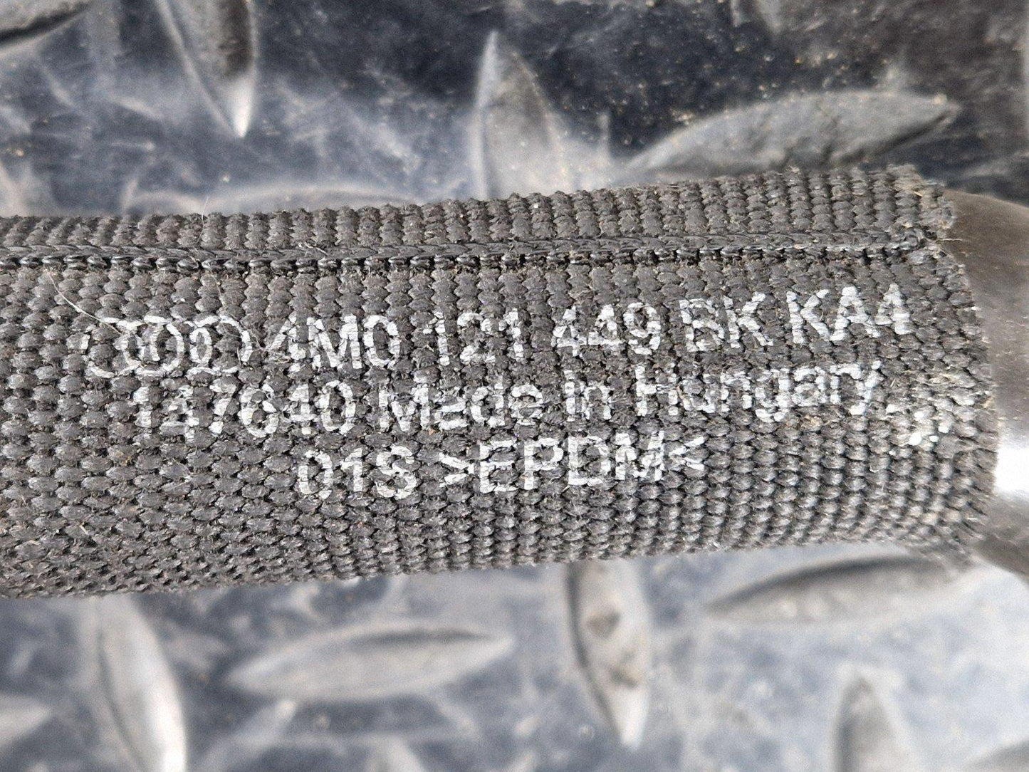 16-20 AUDI Q7 4M GENUINE COOLANT HOSE PIPE LINE 4M0121449BK