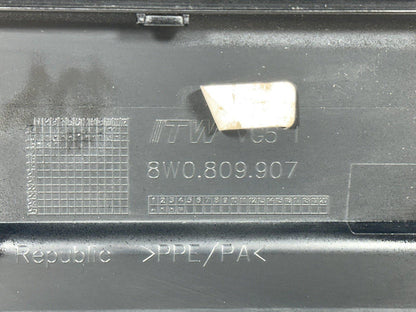 16-19 AUDI A4 B9 SALOON GENUINE FUEL DOOR IN BLACK 8W0809907