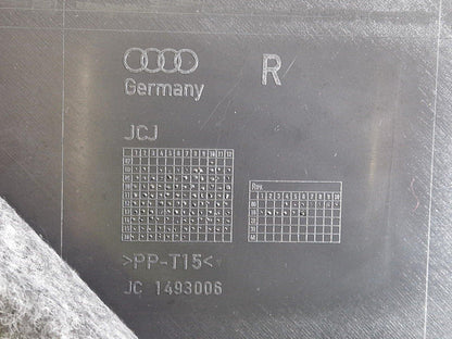 12-17 AUDI Q5 8R OEM FRONT RIGHT O/S DOOR CARD PANEL ALCANTARA TRIM 4G2867104B