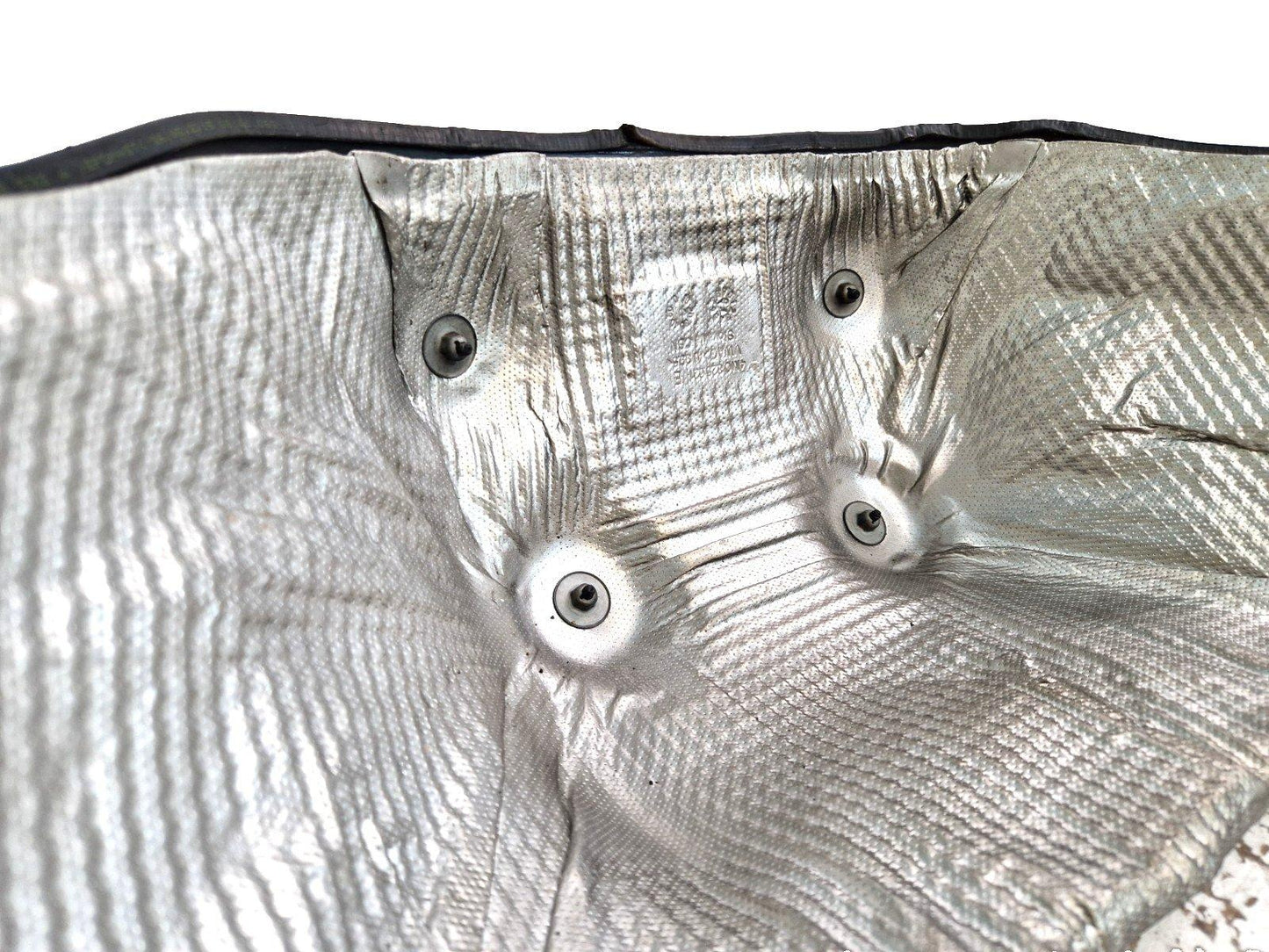 16-20 AUDI Q7 4M UNDER BONNET ENGINE HEAT SHIELD COVER 4M0819523A 4M0825621E