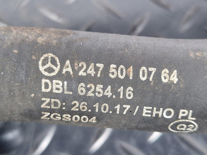 19-ON MERCEDES BENZ A CLASS EQ W177 WATER COOLANT PIPE A2475010764