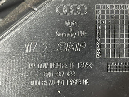 16-19 AUDI A4 B9 AVANT GENUINE REAR DRIVER SIDE FABRIC DOOR CARD 8W0867488
