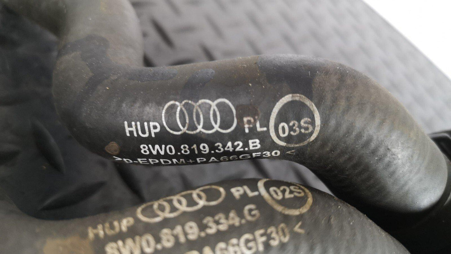 16-19 AUDI A4 B9 S-LINE GENUINE 2.0TDI HEATER HOSES PIPES 8W0819342B 8W0819334G