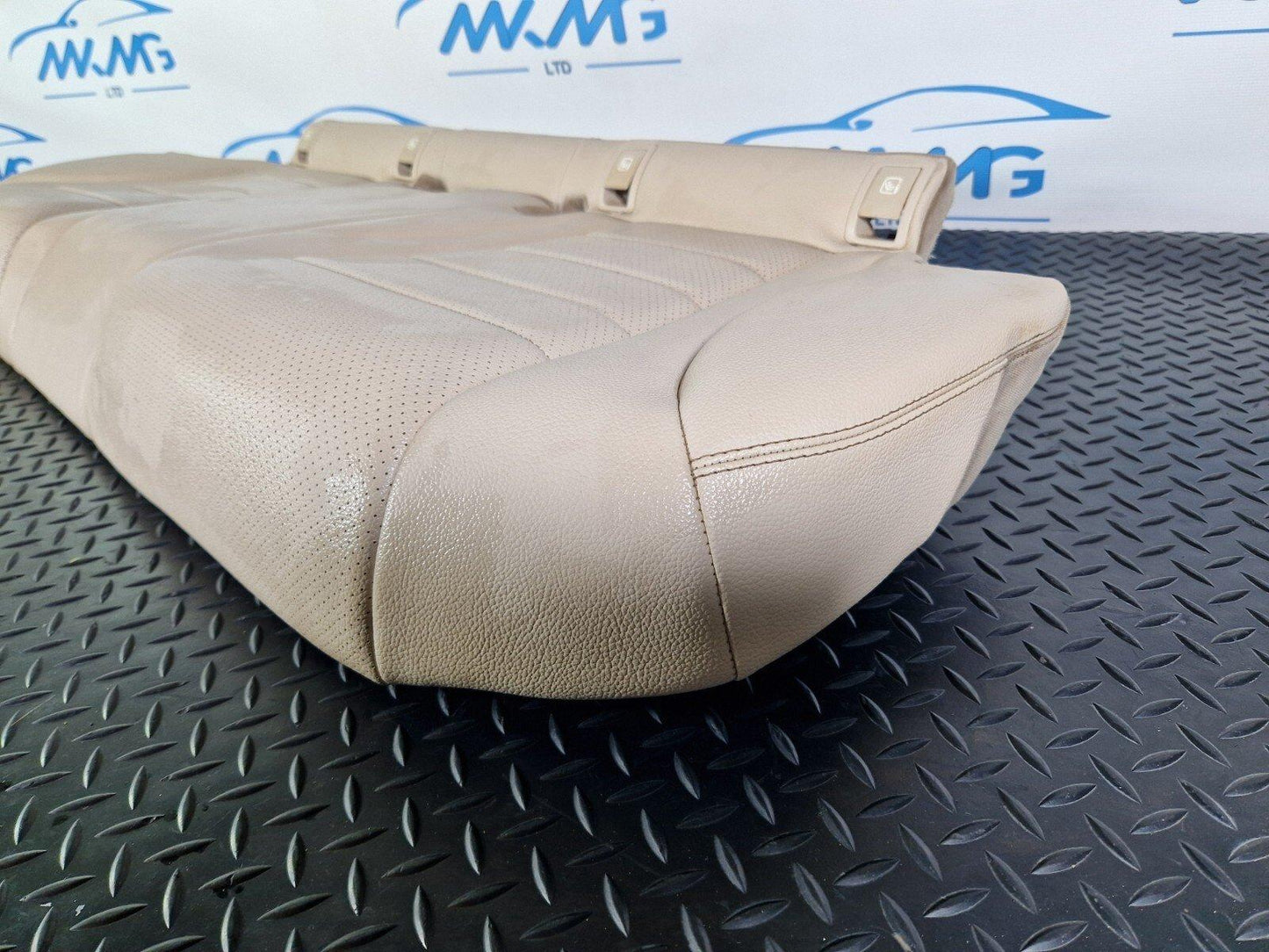 14-21 MERCEDES BENZ W205 GENUINE OEM REAR SEAT BEIGE LEATHER BENCH A2059200650
