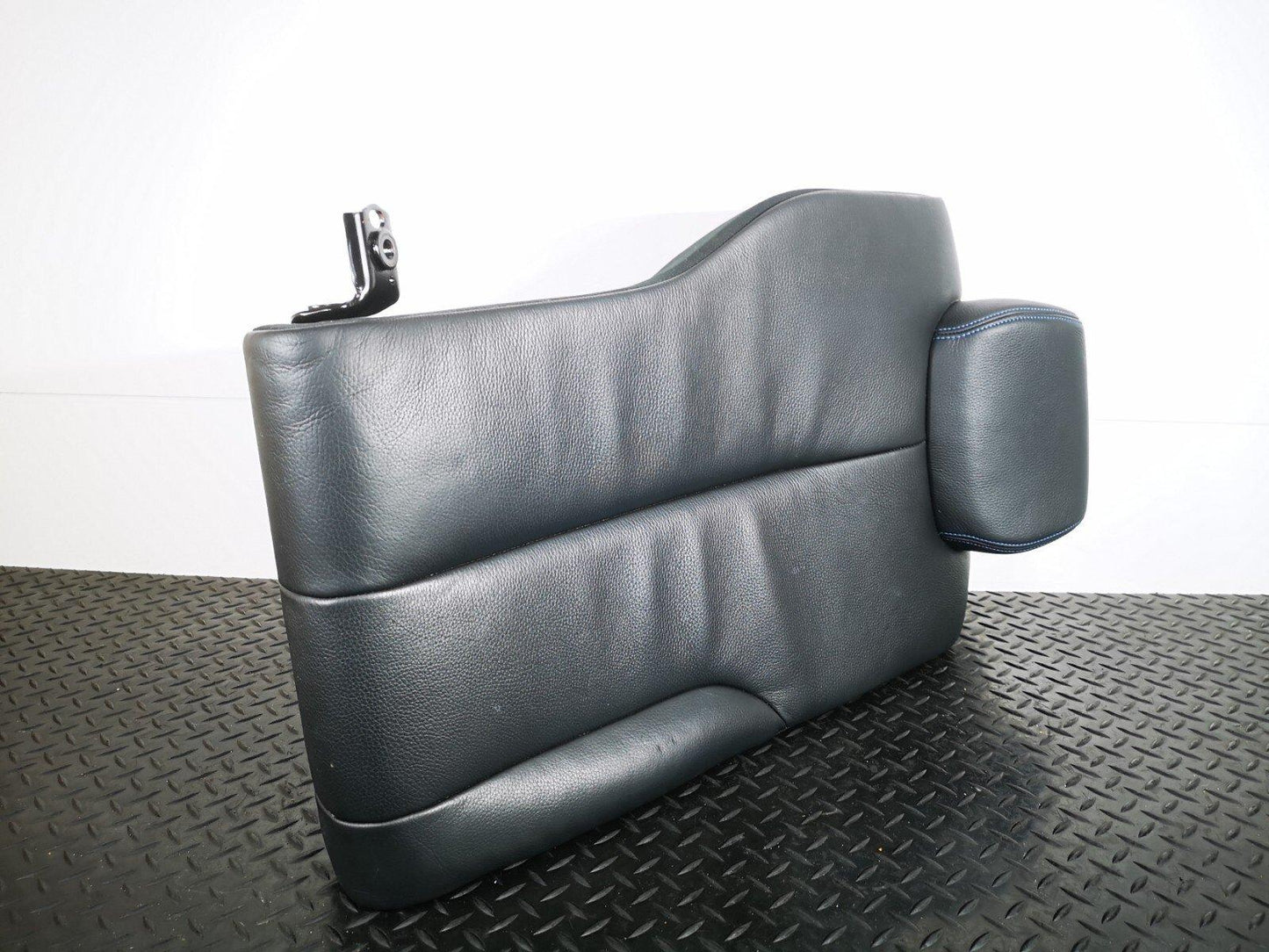 14-20 BMW 4-SERIES M-SPORT F32 GENUINE REAR RIGHT LEATHER SEAT BLUE STITCHING