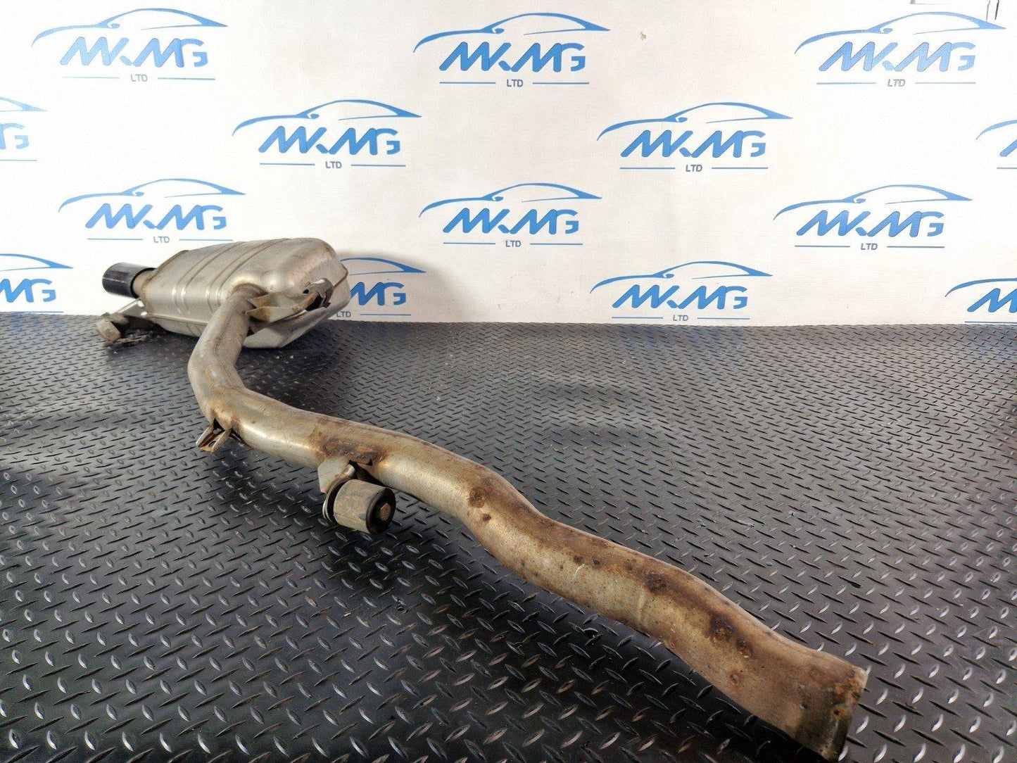 11-18 BMW 6 SERIES F13 GENUINE EXHAUST BACK BOX RIGHT SIDE 7812397