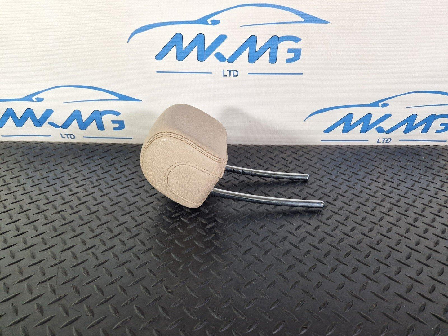 14-21 MERCEDES BENZ W205 OEM REAR SEAT BEIGE LEATHER HEAD REST A2059702950