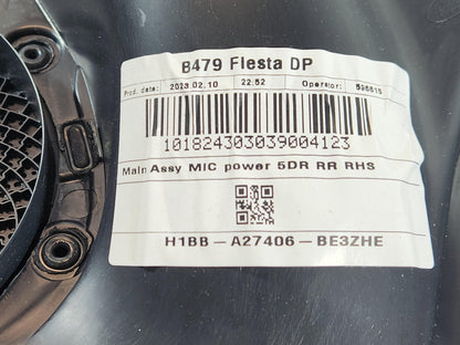 Ford Fiesta MK8 (B479) Hatchback Right Driver Side Rear Door Card H1BBA27406