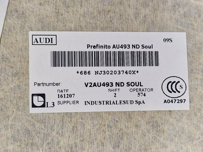 16-23 AUDI A5 F5 SPORTBACK S-LINE GENUINE ROOF BLACK HEADLINER 8W8867506B