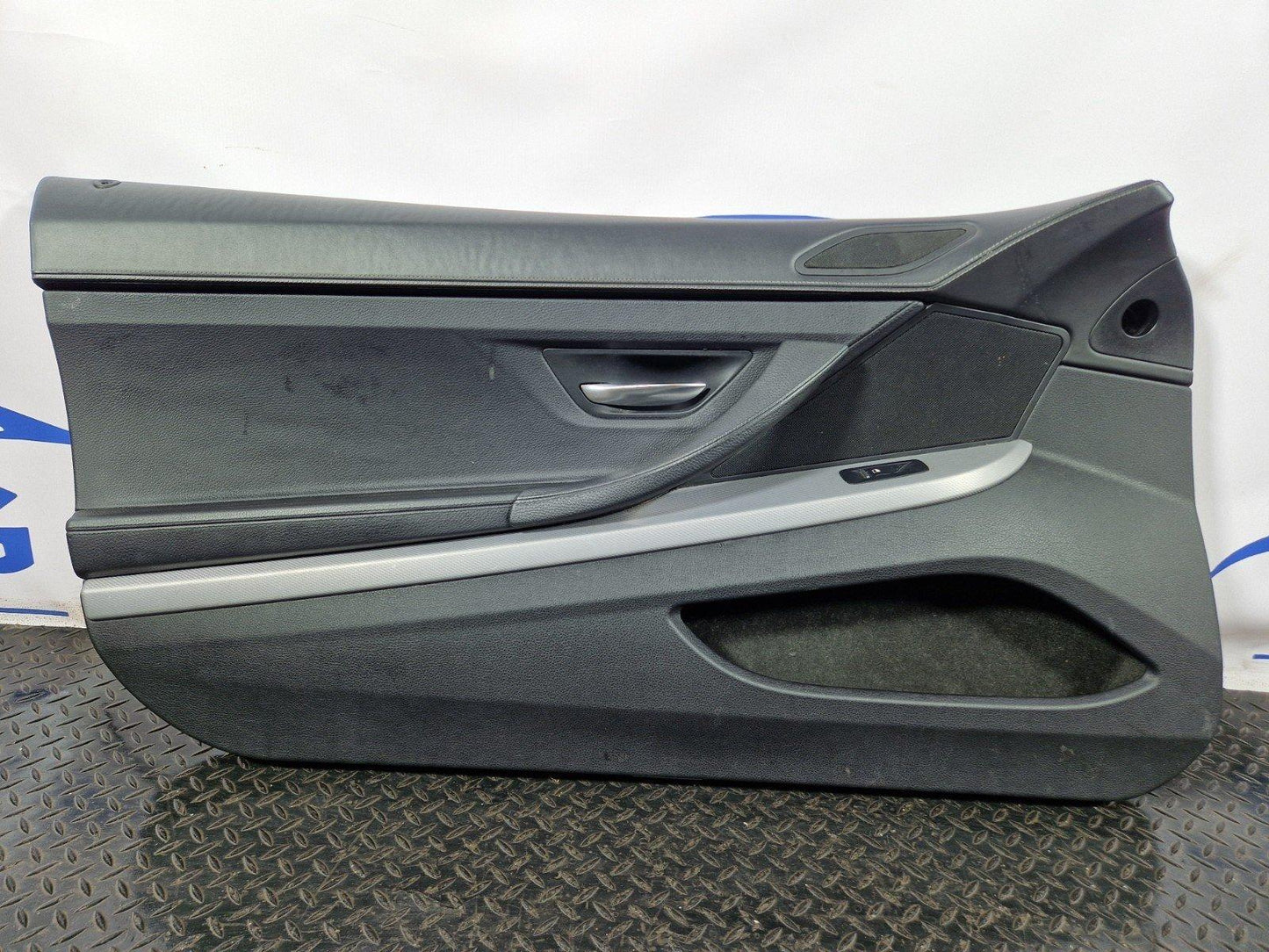 11-18 BMW 6 SERIES F13 COUPE GENUINE LEFT N/S BLACK LEATHER DOOR CARD PANEL
