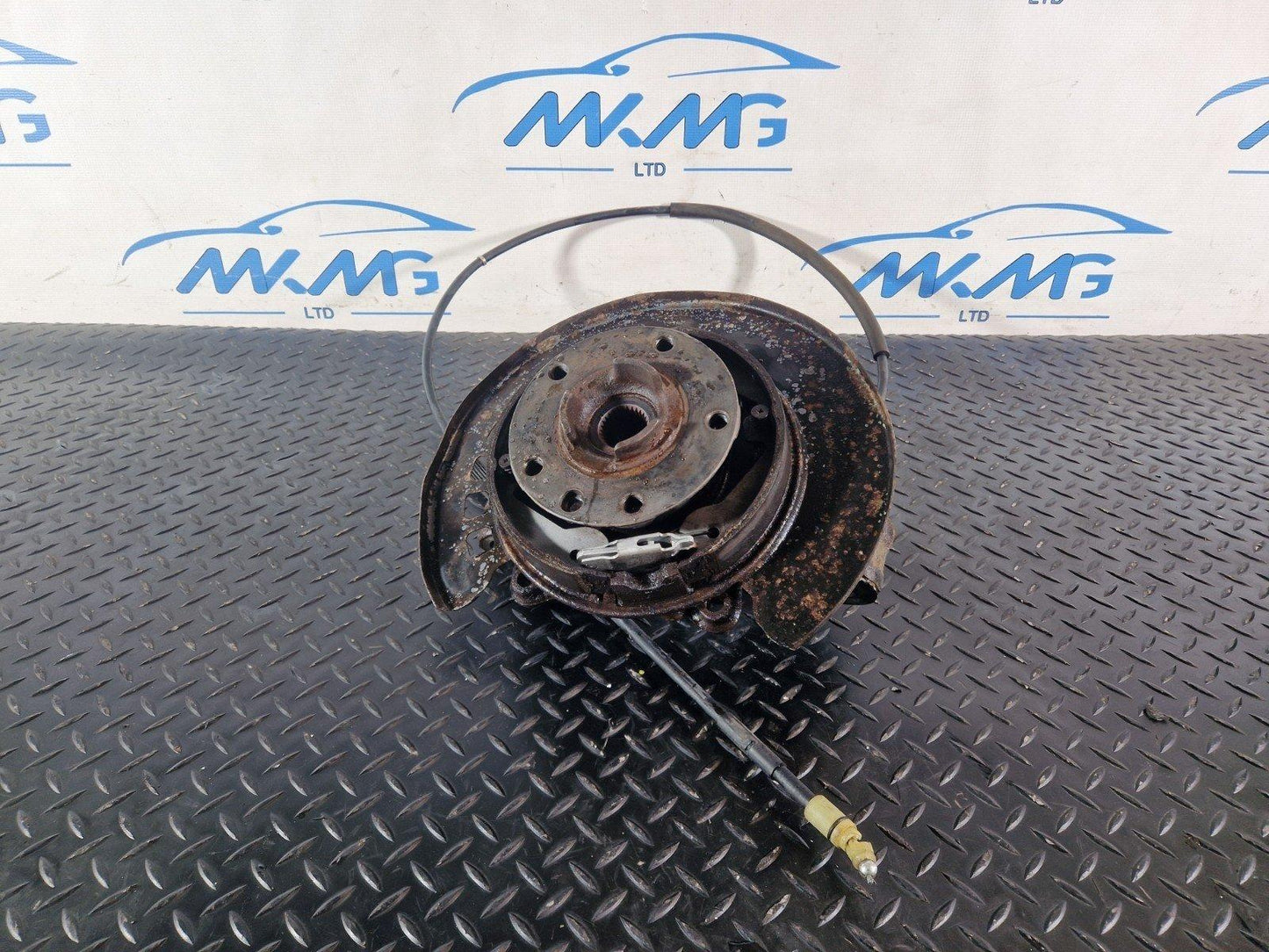 10-15 AUDI Q7 4L GENUINE REAR LEFT N/S WHEEL HUB CARRIER KNUCKLE 7L8505435A