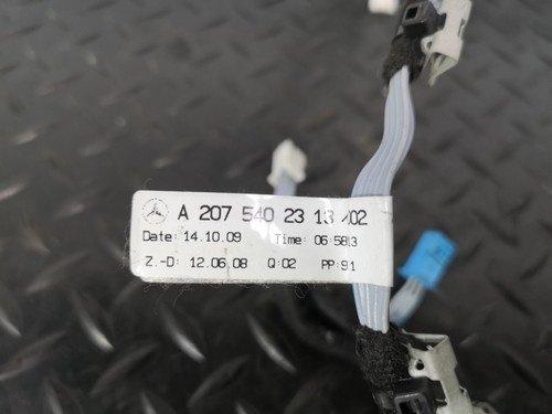 2010 MERCEDES BENZ E350 CDI COUPE W207 FRONT DOOR WIRING LOOM A2075402313