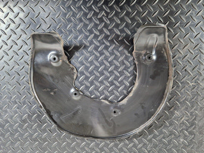 10-17 AUDI A8 4H FRONT RIGHT O/S BRAKE DISC COVER PLATE GUARD 4H0615312
