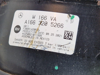 16-19 MERCEDES GLE W166 FRONT RIGHT AIR SUSPENSION SHOCK ABSORBER A1663233600
