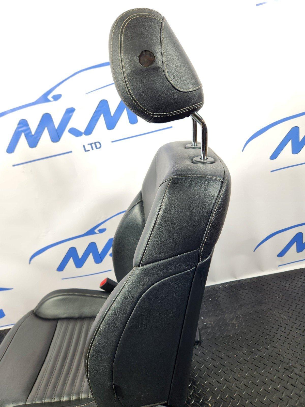 MERCEDES GLE ML W166 FRONT LEFT N/S FULL ELECTRIC HEATED BLACK LEATHER SEAT