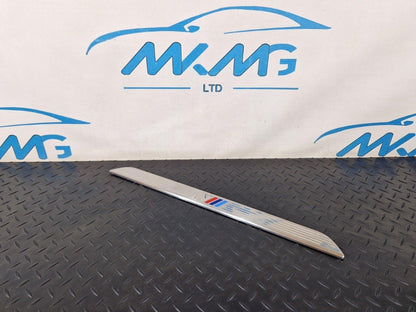 10-13 BMW X5 E70 LCI FRONT ENTRANCE DOOR SILL COVER KICK PLATE TRIM 7205263