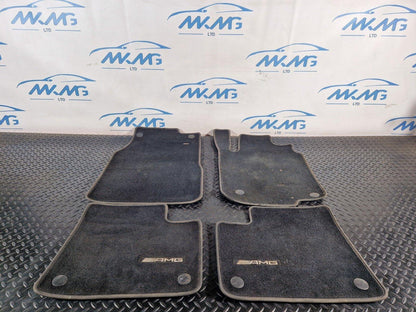 16-19 MERCEDES BENZ ML W166 AMG GENUINE FLOOT MAT SET x4 A1666800648 A1666840803