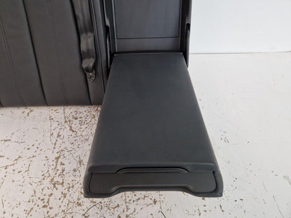 12-18 AUDI A6 C7 Rear OS Right Soul Black Leather Seat Backrest