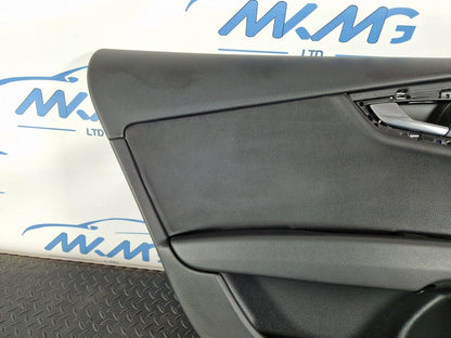 15-18 AUDI A7 4G RHD REAR LEFT PASSENGER NSR LEATHER DOOR CARD 4G8867305