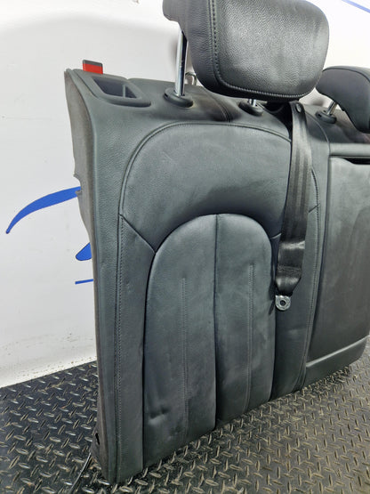 Audi A6 C7 Allroad Genuine Rear Right O/S Black Leather Seat Backrest