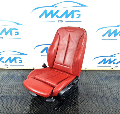 14-16 BMW 2 SERIES F22 GENUINE FRONT LEFT PASSENGER RED SEAT 7243564 9216468