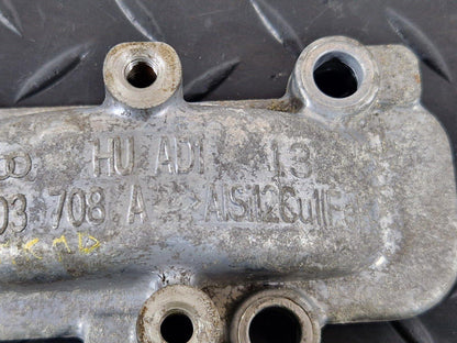 15-18 AUDI A7 4G GENUINE V6 3.0TDI CRT CYLINDER HEAD END PLATE 059103708A