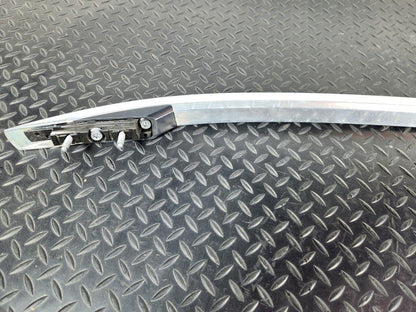 11-19 MERCEDES BENZ ML W166 GENUINE RIGHT O/S CHOME ROOF RACK RAIL A1668900493