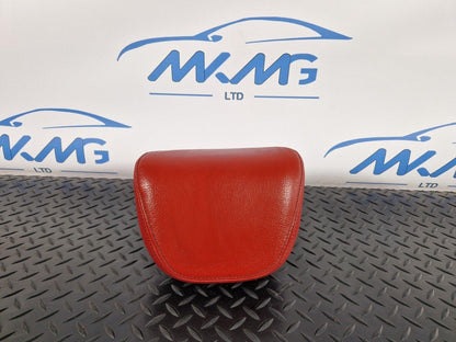 12-18 BMW 4 SERIES F36 LCI REAR LEFT/RIGHT SIDE SEAT RED LEATHER HEADREST