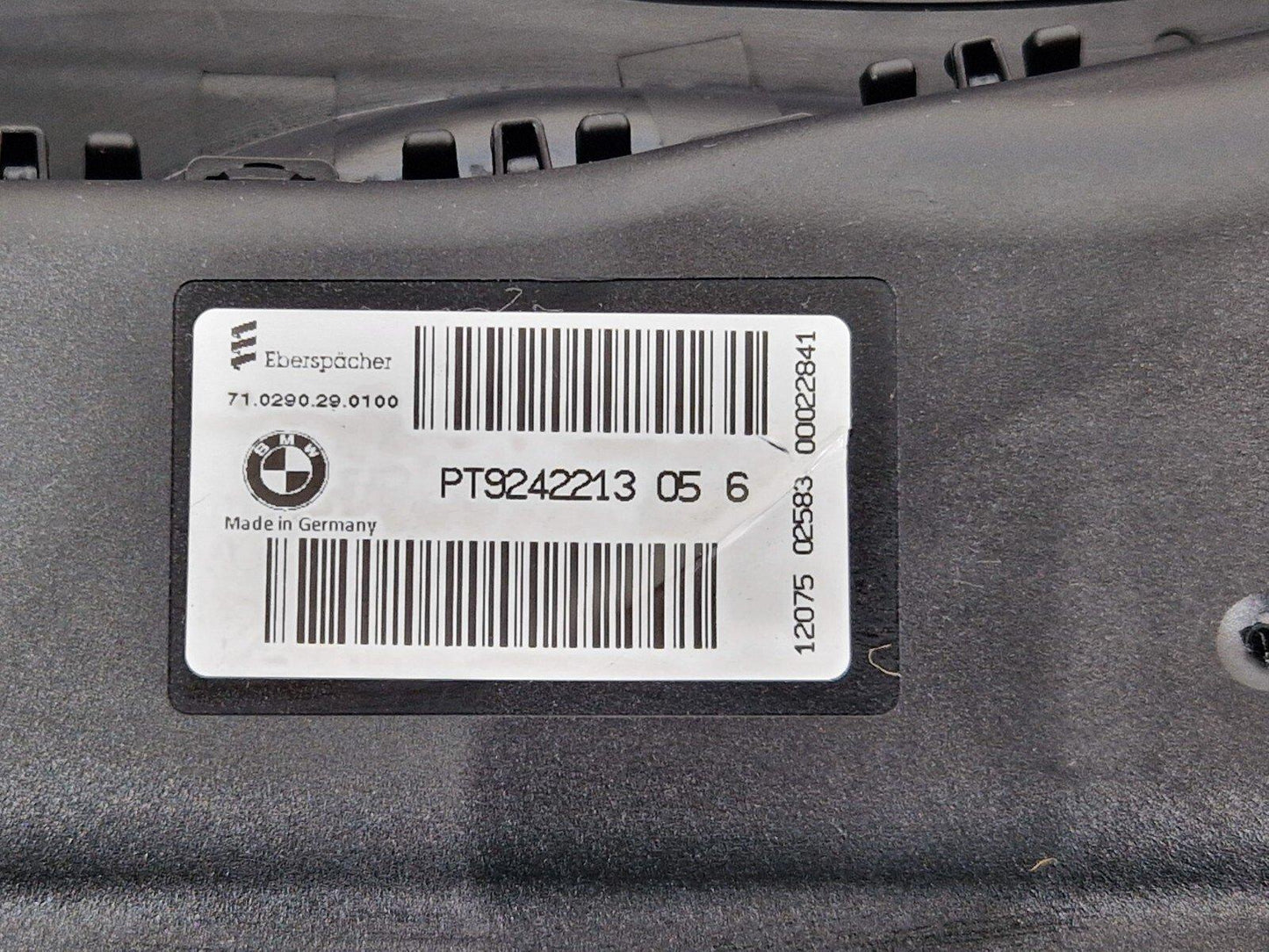 11-18 BMW 6 SERIES F06 AIR DUCT REAR CABIN BOTTOM RIGHT 9242213