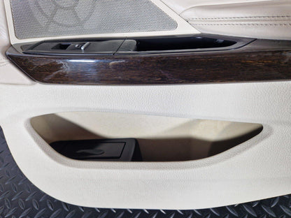 11-18 BMW 6 SERIES F06 CREAM REAR RIGHT DRIVER SIDE LEATHER DOOR CARD