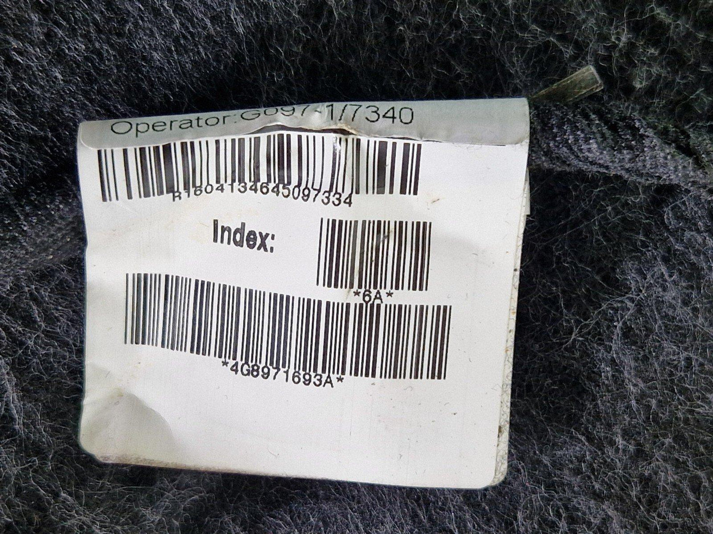 10-18 AUDI A7 4G S-LINE GENUINE REAR RIGHT DOOR CARD PANEL COVER 4G8867306