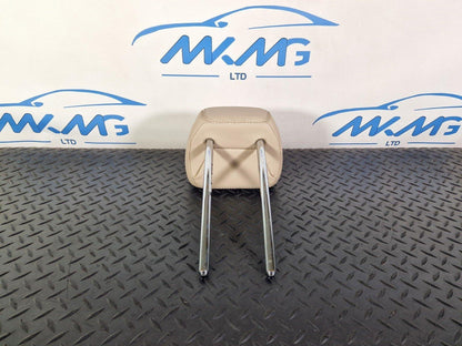 14-21 MERCEDES BENZ W205 REAR CENTER SEAT BEIGE LEATHER HEADREST A2059701950