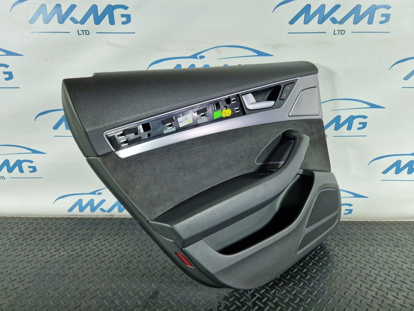 10-17 AUDI A8 4H REAR LEFT PASSENGER SIDE DOOR ALCANTARA CARD PANEL 4H0868067