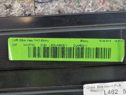 17-ON LAND ROVER DISCOVERY L462 OEM GLOVEBOX STORAGE COMPARTMENT HY32-060K63-B