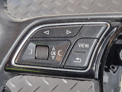 16-19 AUDI A4 B9 MULTIFUNCTION STEERING WHEEL WITH PADDLE SHIFT 8W0419091