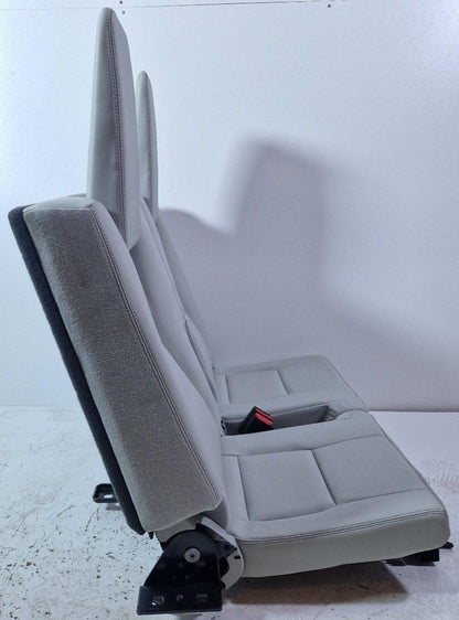 14-19 LAND ROVER L550 DISCOVERY SPORT 3RD ROW REAR SEAT SET IN GREY LEATHER