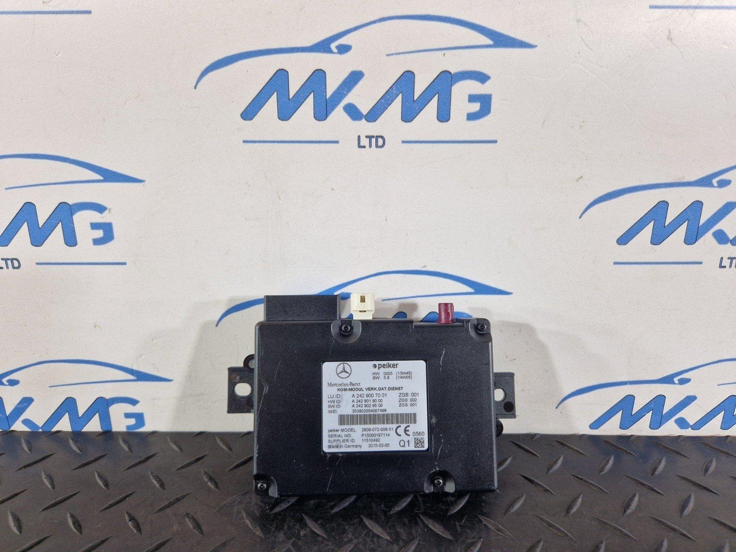 11-19 MERCEDES BENZ ML W166 TELEMATICS DATA CONTROL UNIT A2429007001