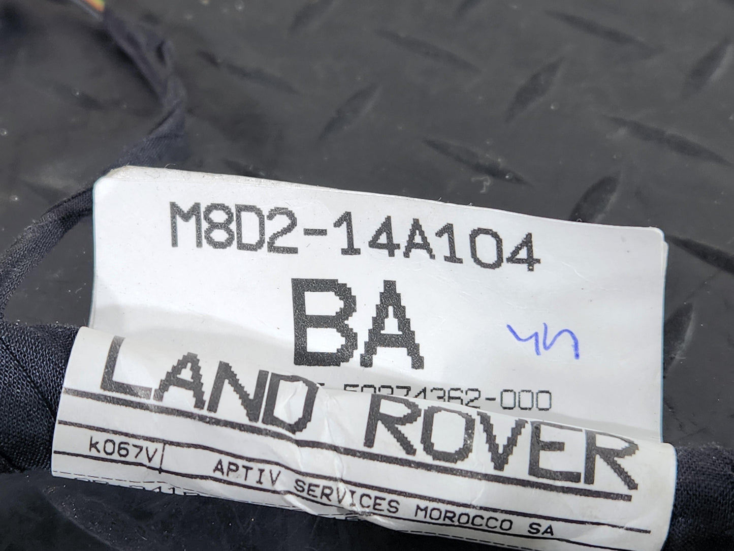Land Rover Range Rover Evoque L551 Heater Control Wiring Harness M8D2-14A104-BA