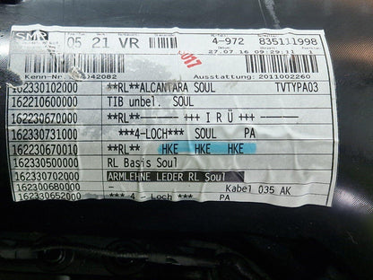 12-17 AUDI Q5 8R OEM FRONT RIGHT O/S DOOR CARD PANEL ALCANTARA TRIM 4G2867104B