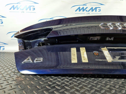 10-17 AUDI A8 4H SALOON GENUINE REAR TAILGATE / BOOTLID IN BLUE LZ5D