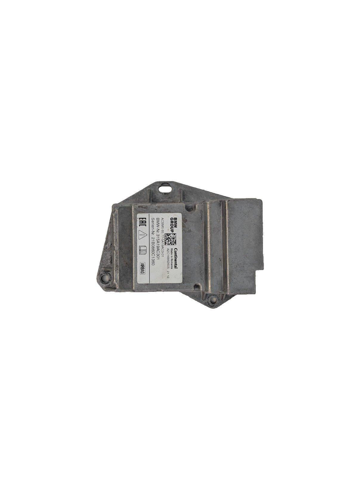 19-23 BMW F40 1 SERIES 118I  AIRBAG CONTROL MODULE 5A19AC301