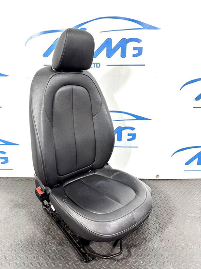 16-22 BMW X1 F48 GENUINE FRONT LEFT PASSENGER SIDE BLACK LEATHER SEAT (HEATED)