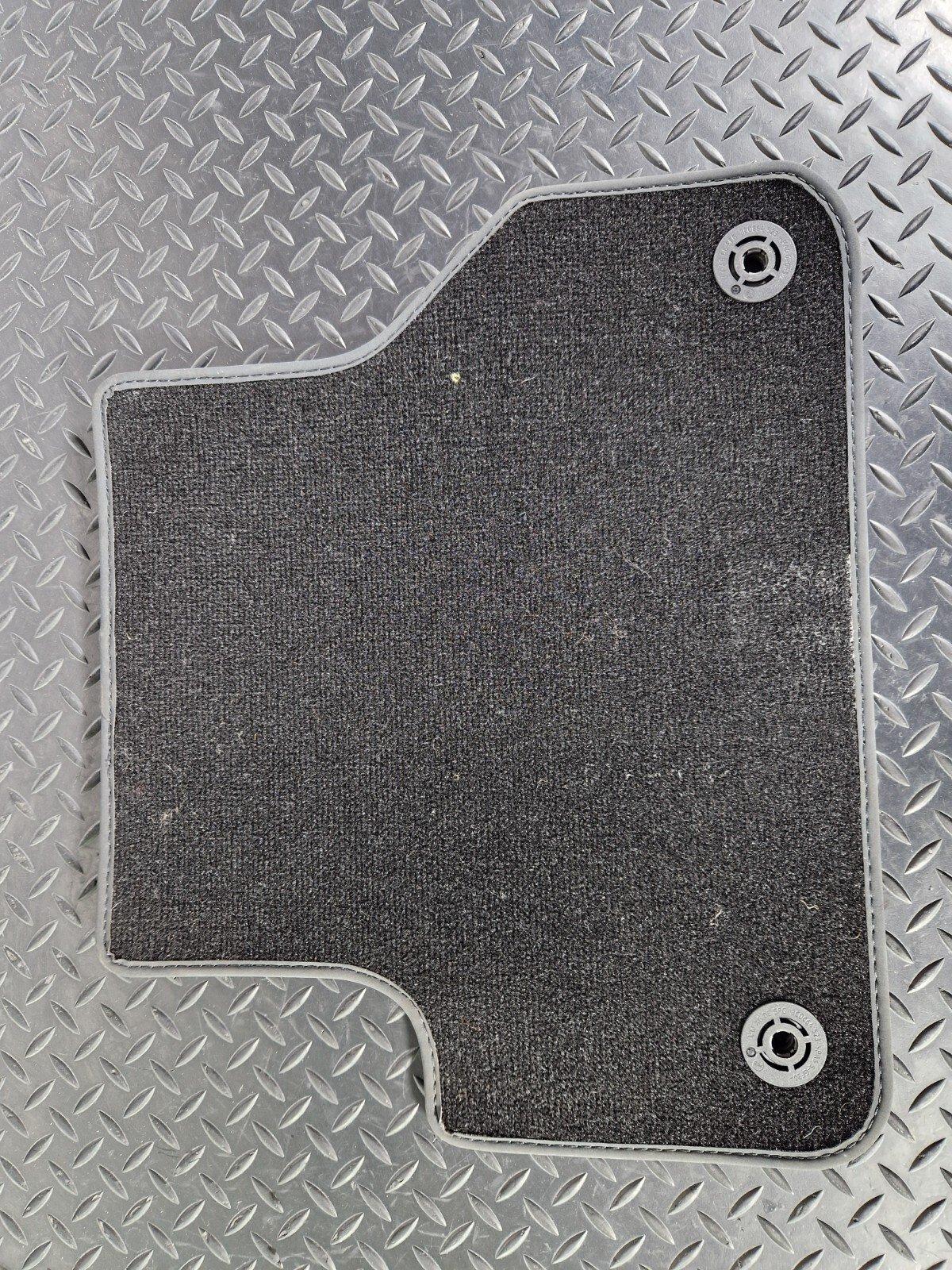 16-24 AUDI A5 F5 COUPE GENUINE OEM SET OF 2 REAR BLACK FLOOR FOOT MATS 8W6061276