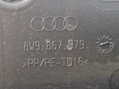16-19 AUDI A4 B9 SPORT AVANT GENUINE BOOTLID/TAILGATE TRIM COVER BLACK 8W9867979