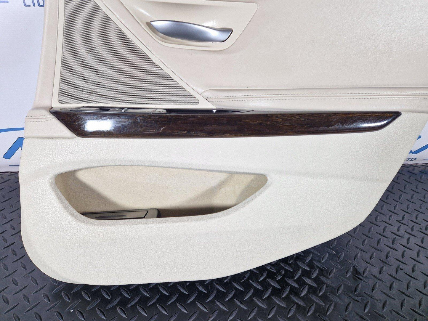 11-18 BMW 6 SERIES F06 CREAM REAR RIGHT DRIVER SIDE LEATHER DOOR CARD