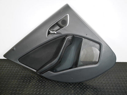 12-18 MERCEDES A-CLASS W176 GENUINE REAR LEFT N/S DOOR PANEL CARD BLACK