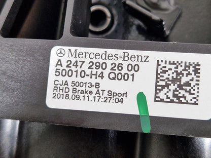 19-ON MERCEDES BENZ B CLASS W247 AUTOMATIC BRAKE PEDAL ASSEMBLY UNIT A2472902600