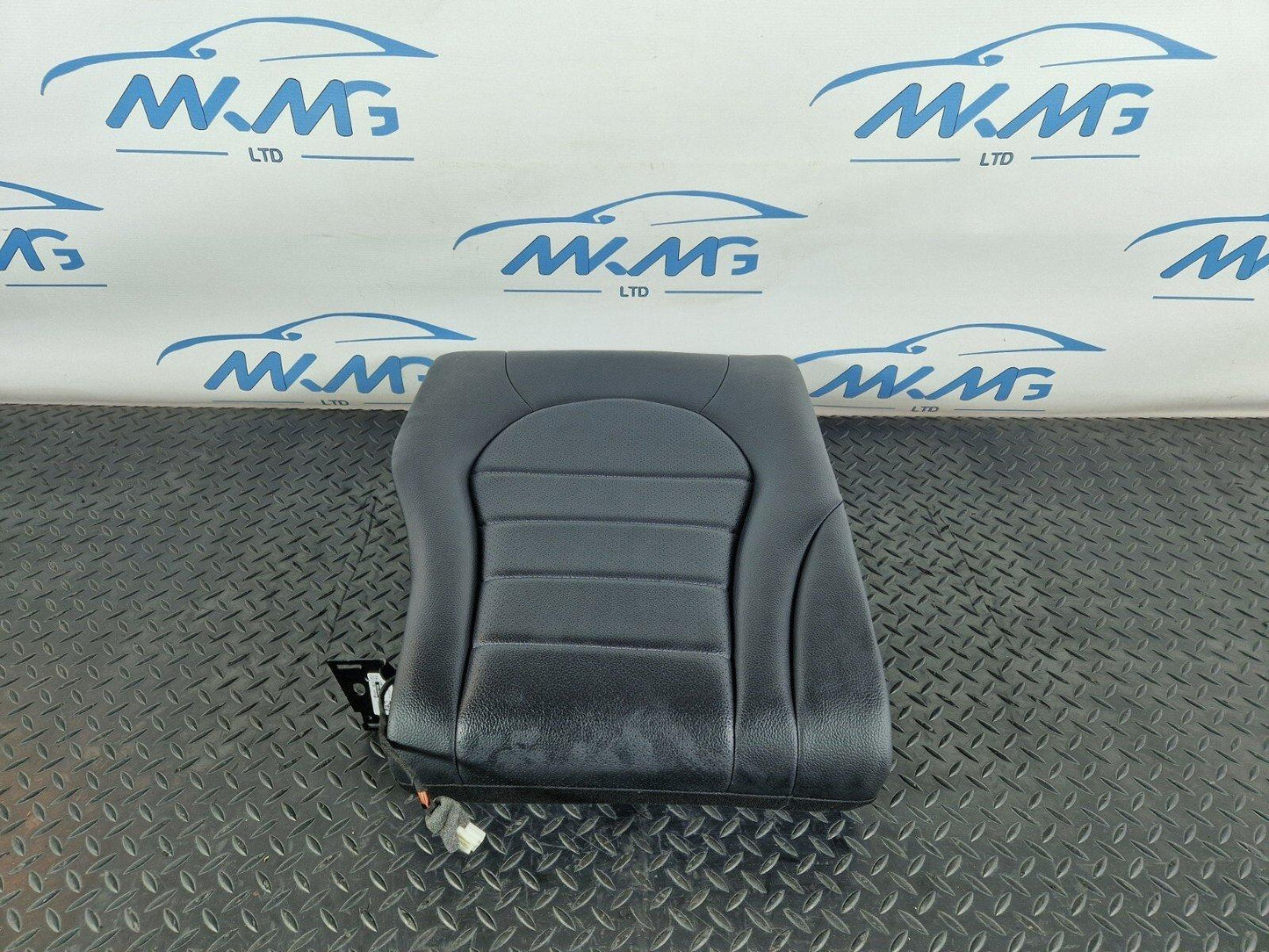 14-21 MERCEDES BENZ C300h W205 OEM REAR RIGHT SEAT BLACK LEATHER BACKREST