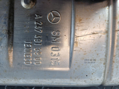 2019 Mercedes-Benz B200d B-Class W247 SUV Exhaust System A2474913900