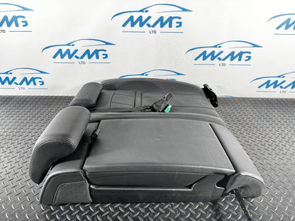 19-ON RANGE ROVER EVOQUE L551 REAR LEFT & CENTER SEAT BACK REST BLACK LEATHER